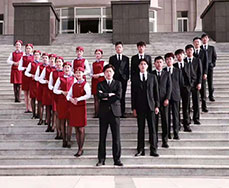 鄭州西亞斯學院職業教育項目航空服務專業學子風采 航空服務專業學子風采